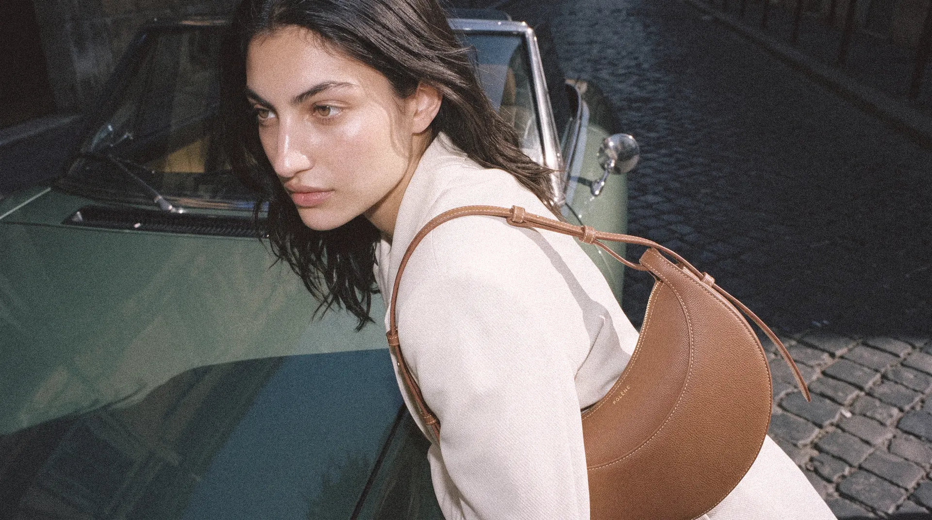 Polène Numéro Dix bag — L’Après-midi AI campaign concept 04