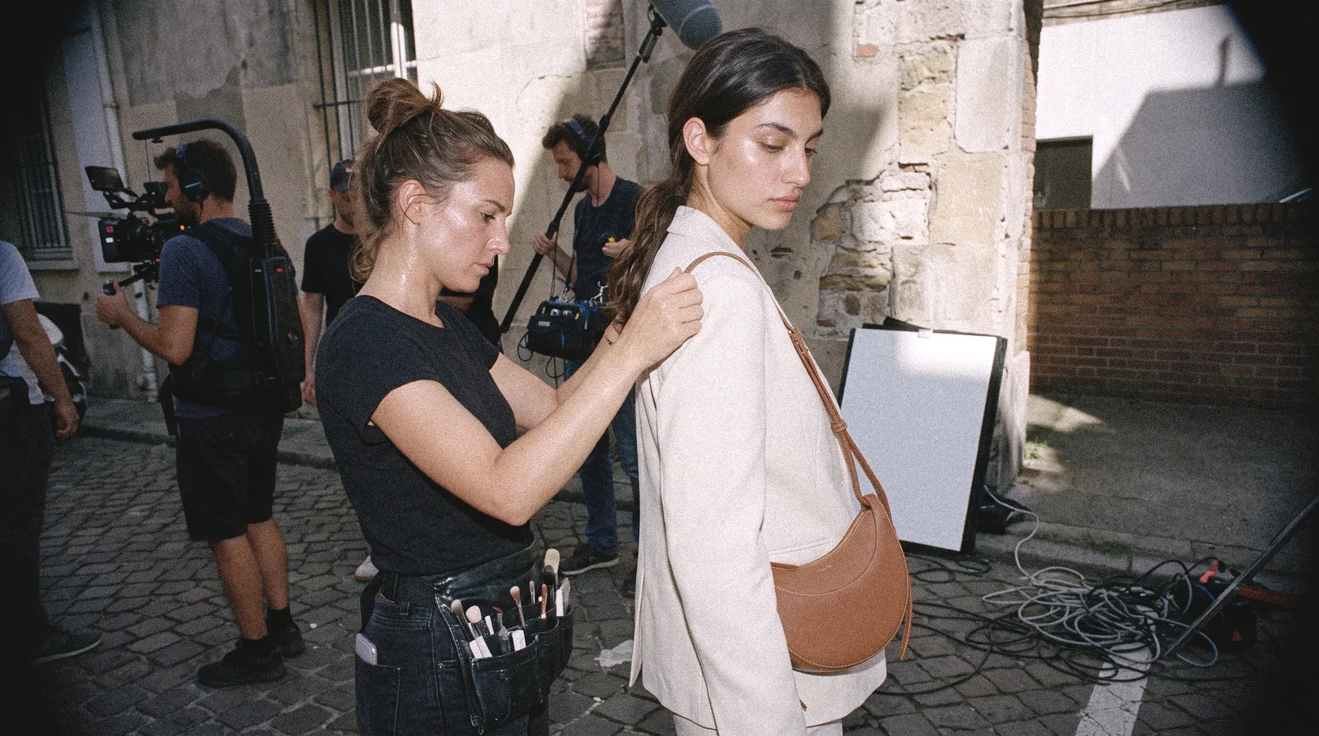 Polène Numéro Dix bag — L’Après-midi AI campaign concept 08